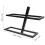Wall Mounted Red Wine Bottle Rack Storage Shelf Iron Black 2 Bottle 7