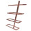 Rustic Wall Mounted Wine Rack Iron Bronze for 4 Bottles, Kitchen & Dining 14