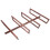 Rustic Wall Mounted Wine Rack Iron Bronze for 4 Bottles, Kitchen & Dining 9