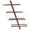 Rustic Wall Mounted Wine Rack Iron Bronze for 4 Bottles, Kitchen & Dining 6