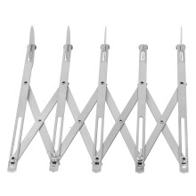 5-Wheel Stainless Steel Pizza and Dough Cutter with Adjustable Width