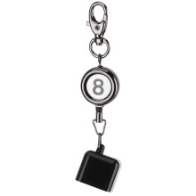 Pool Cue Chalk Holder with Belt Clip Retractable Design Billiards Accessory