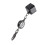 Pool Cue Chalk Holder with Belt Clip Retractable Design Billiards Accessory 7