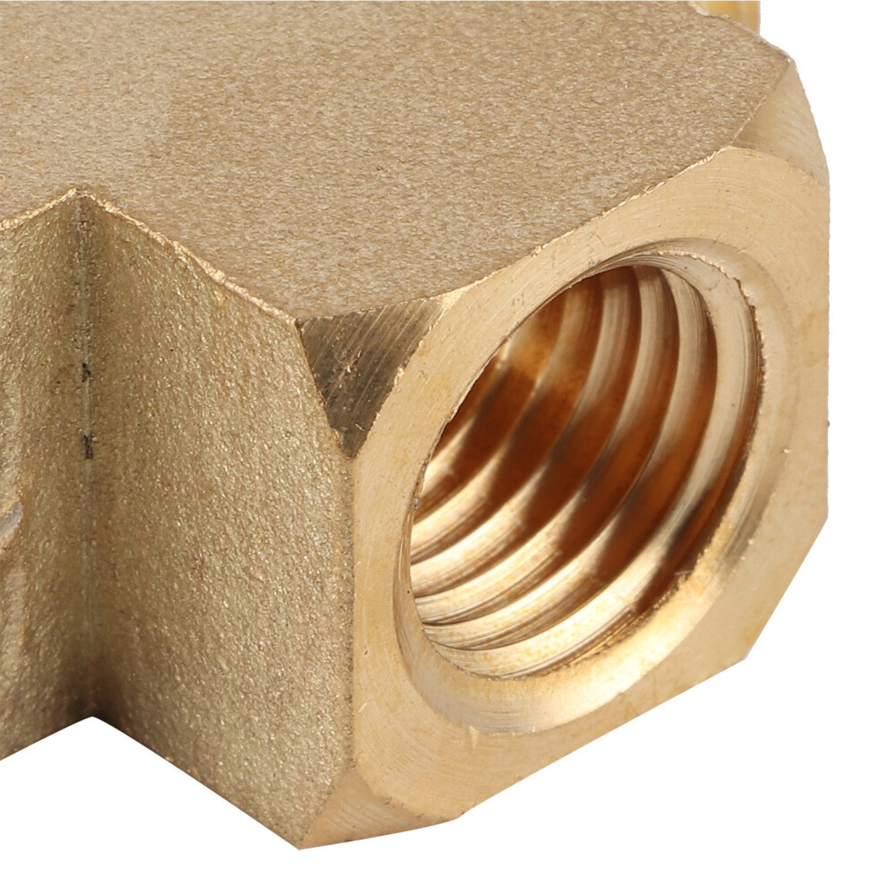 Solid Brass Street Pipe Tee Npt Male Thread Joint 1000Psi Universal Accessory 4031360233704