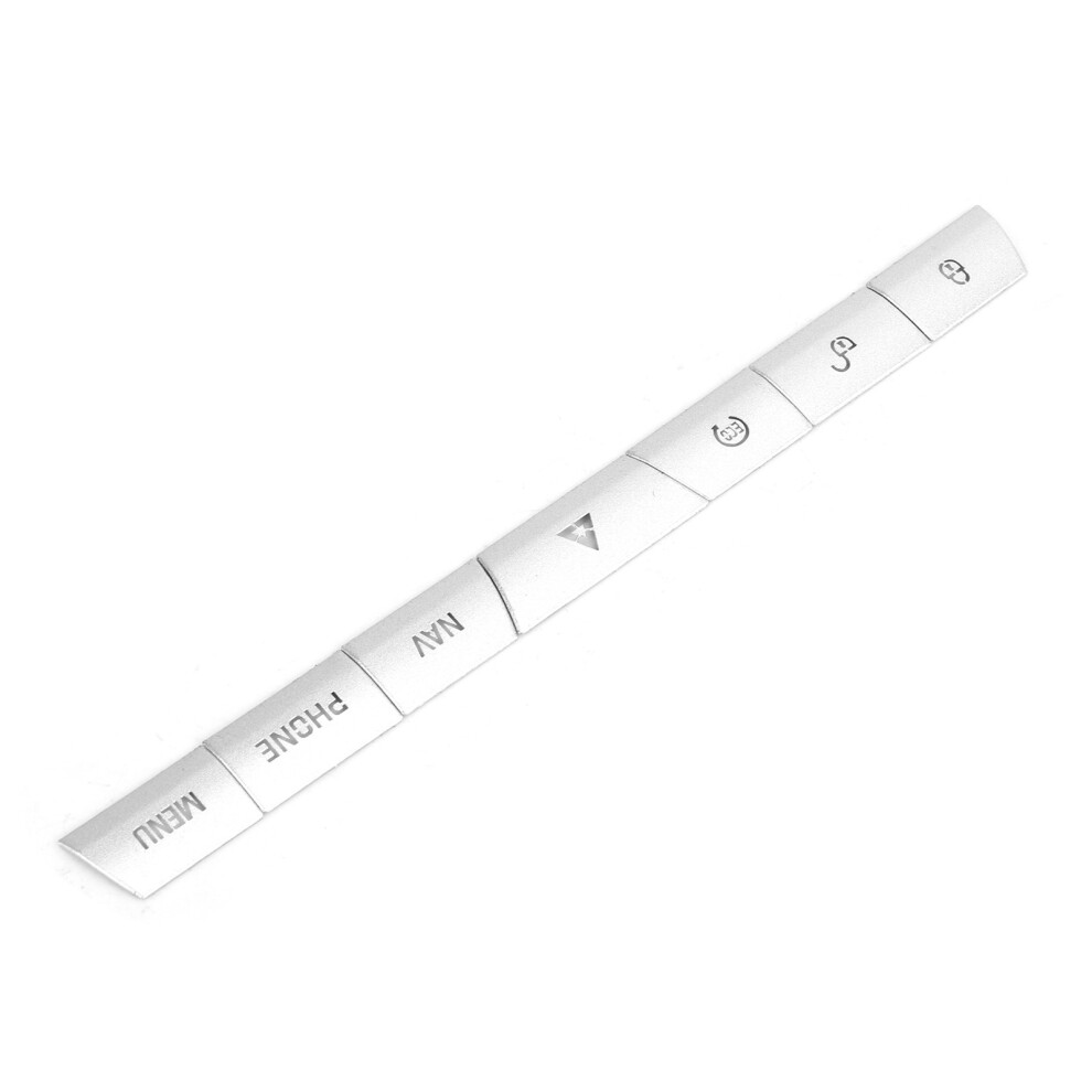 Upgrade Your Jaguar Xf With Button Covers 7Pcs Silver 8711360234258