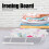 Compact Ironing Table for Sleeves & Collars Foldable 60x25cm Flora Bloom 4