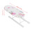 Compact Ironing Table for Sleeves & Collars Foldable 60x25cm Flora Bloom 2
