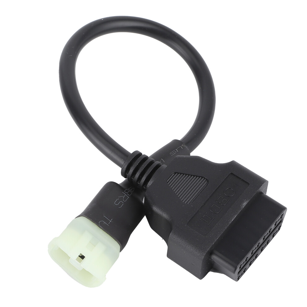 6-Pin Obd2 Cable Harness For Kawasaki Z900/Z900rs/Zx10r/Zx14r/H2, Black 8081360234924