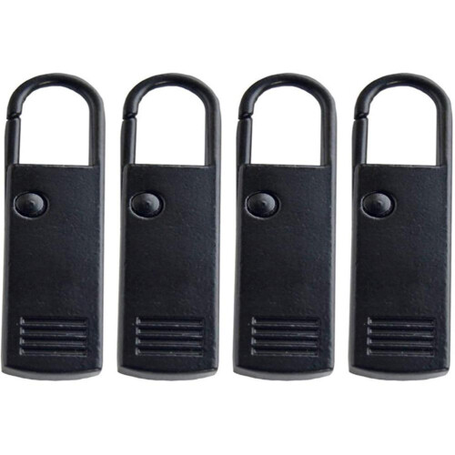 4PCS Metal Zipper Pull Heads Replacement for Suitcase Backpack Sewing Supplies 1