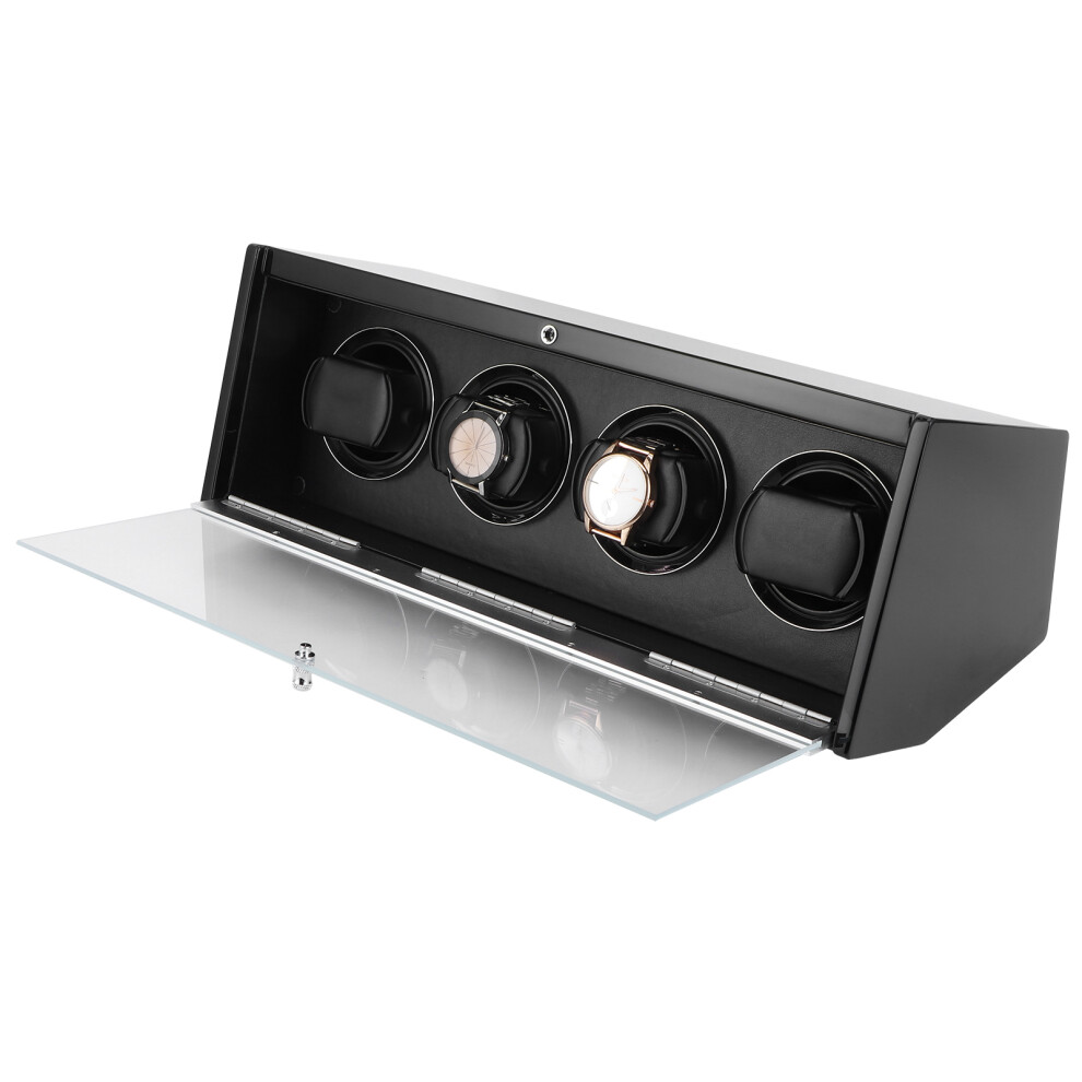 4-Position Wooden Watch Winder Case, Adjustable Pillow Noiseless-image-OPC-PMXD8P2-NEW