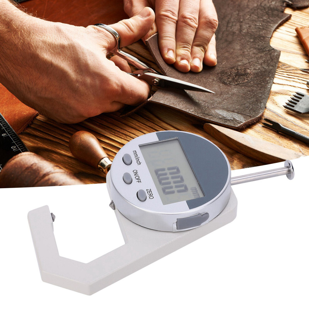 Digital Thickness Gauge Electronic 0-25.4Mm 0.01Mm Lcd Display Thickness Tester 7901360236524