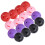 Mixed Color Plastic Golf Balls - Square Hole Design 16Pcs Set 12