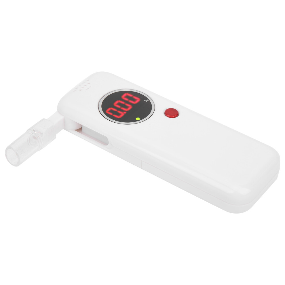 Digital Breathalyzer Lcd Display, 0.00-0.19% Bac, White 4951360237871