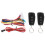 Universal Keyless Central Lock Kit 12V Black with LED, 80m Remote 8
