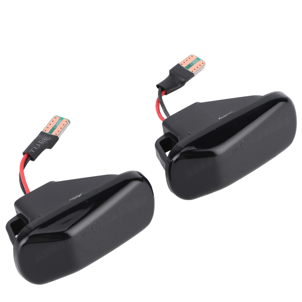 Side Marker Fender Turn Signal 3000K Smoky Lens For Honda Amber/Light 8741360238901