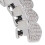 Silver Plated Copper Bling Teeth Set with Fixing Wax for Halloween Fun 5