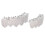 Silver Plated Copper Bling Teeth Set with Fixing Wax for Halloween Fun 14