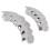 Silver Plated Copper Bling Teeth Set with Fixing Wax for Halloween Fun 9