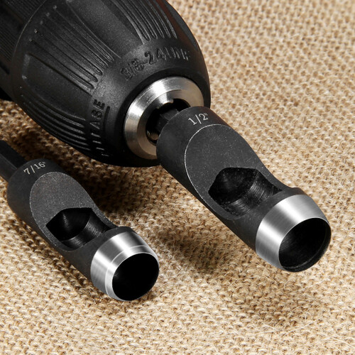 Leather Hole Punch Hex Shank Adapter Electric Machine-20mm 2