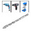 4Pcs High Precisions Eccentric Drill Bits for Glass Ceramic and 4