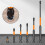 6Pcs Screwdriver Bit Hexagonal Shank Impact Electric Drill Bit 6