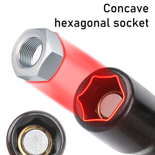 Functional Size Option Hex Shanks Magnetic Socket-Blue box set 1