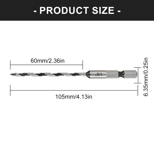 Woodworking Branch Drill Electric Wrench Wind Batch-7.9x105mm 2