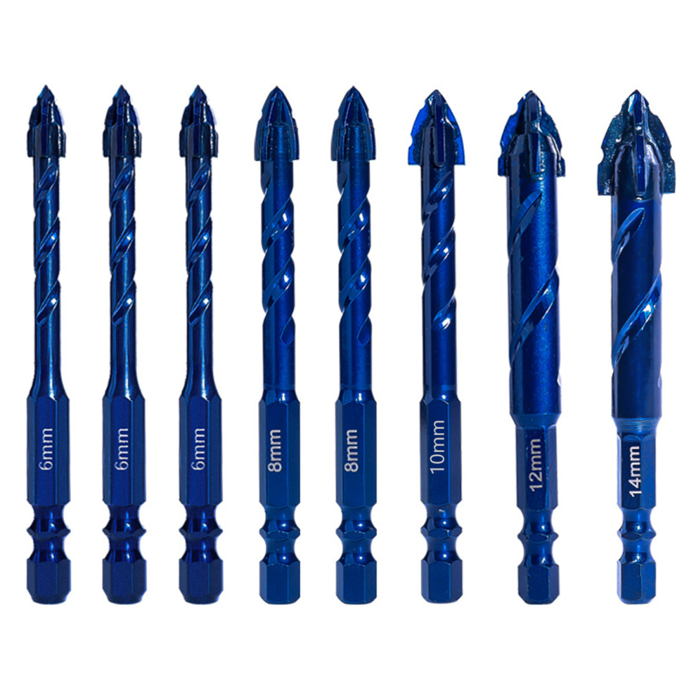 Sharpness Drill Bit 6Mm/8Mm/10Mm/12Mm/14Mm-6 6 6 8 8 10 12 14Mm 7754000320103