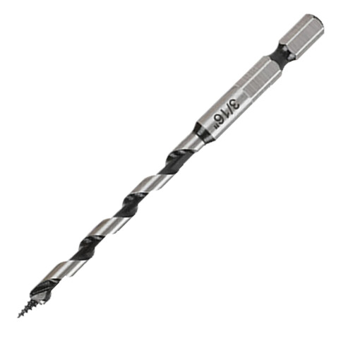Carbon Steel Pointed Drill Bits Hexagonal Handle-4.76x105mm