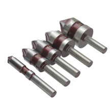 5pcs Chamfering Tool Set with 5% Cobalt Content and Round Shank