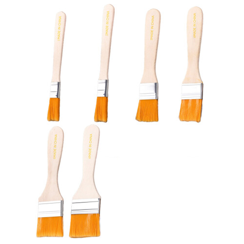 Set Of 6 Functional Nylon Brushes For Creative-Small 1 to 6
