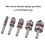 5pcs Chamfering Tool Set with 5% Cobalt Content and Round Shank 4