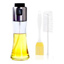 Unverzichtbar in der Küche: Wiederverwendbarer Olivenölsprüher mit Edelstahlkappe, idealer Begleiter beim gesunden Kochen (180 ml)