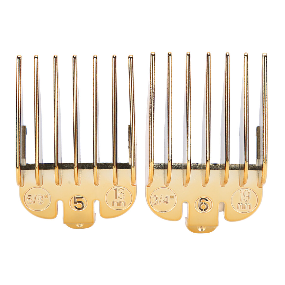 Golden 8Pcs Limit Comb Set For Hair Clippers, Sizes 3Mm-25Mm