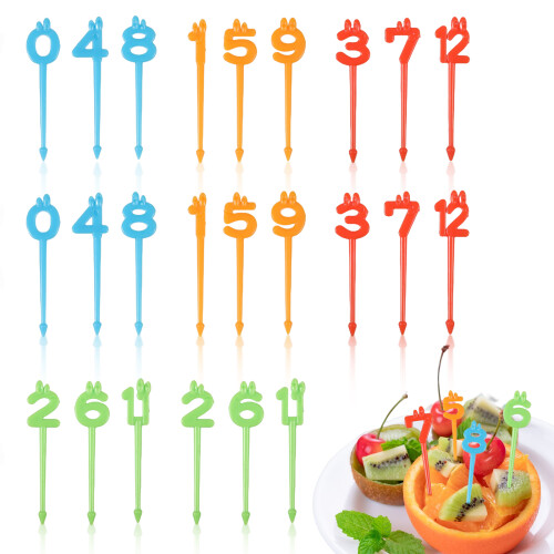 Graceful Cake Dessert Fruit Forks For Classy Serving Made With ABS 1