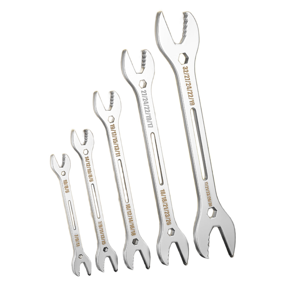 5Pcs Mini Spanner Wrenches Set Hand Tool Spanner Explosionproof 7696000243191