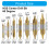 7Pcs Center Drill Bits Set High Speed Steel Center Drill Bits 3