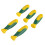 Pack Of 5 Ergonomic Nonslip File Handle-Mini two color rubbe 1