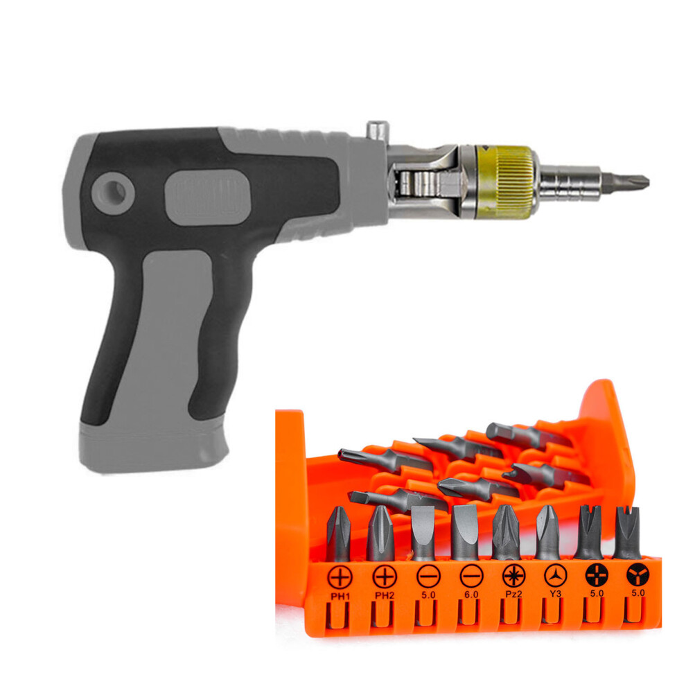 Ratchet Wrench Hand Tool Manual Disassembling Tool Bit- Grey 7696000246444