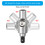 Pivots Drill Bit Holder Hex Pivoting Bit Tip Holder Quick 7