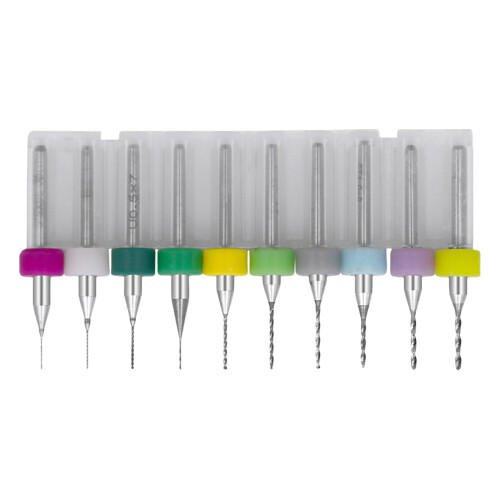 Miniature Drill Bits for Electronics and Jewelry-0.3 to 1.2mm