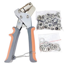 Metal Grommet Tool Kit Grommets Eyelets 3/8inch Handheld Eyelet