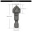 HSS Hexagonal Handle Chamfer Drill Bit Kit for Enhancing Hole 3