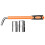 Multiple Size Extendable L Wrench Socket for Wheel Tires with 1