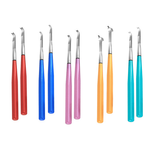 2pcs High Strength Alloy Watch Hand Extractors Tool for-Yellow 1