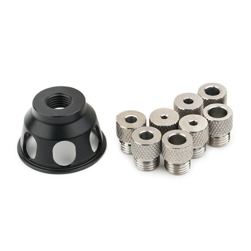 Drill Guide Vertical Drilling Fixture Aluminum-8 diamond sets