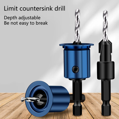 8mm Shank Drills Bit Core Countersink Drills Router Bit-3.2mm 2