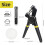 Heavy Duty Grommet Tool Kit Handheld Manual Eyelet Tool-12 3