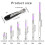 Multisize Crosshead Drill Bit Set, 25-150mm Magnetic-90mm 4