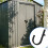 Multipurpose Weather Resistant Storage Shed-J type plus A type 4